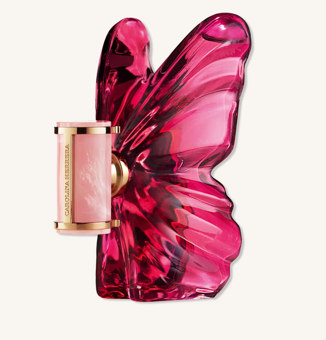 Carolina Herrera La Bomba Eau de Parfum pink butterfly-shaped bottle