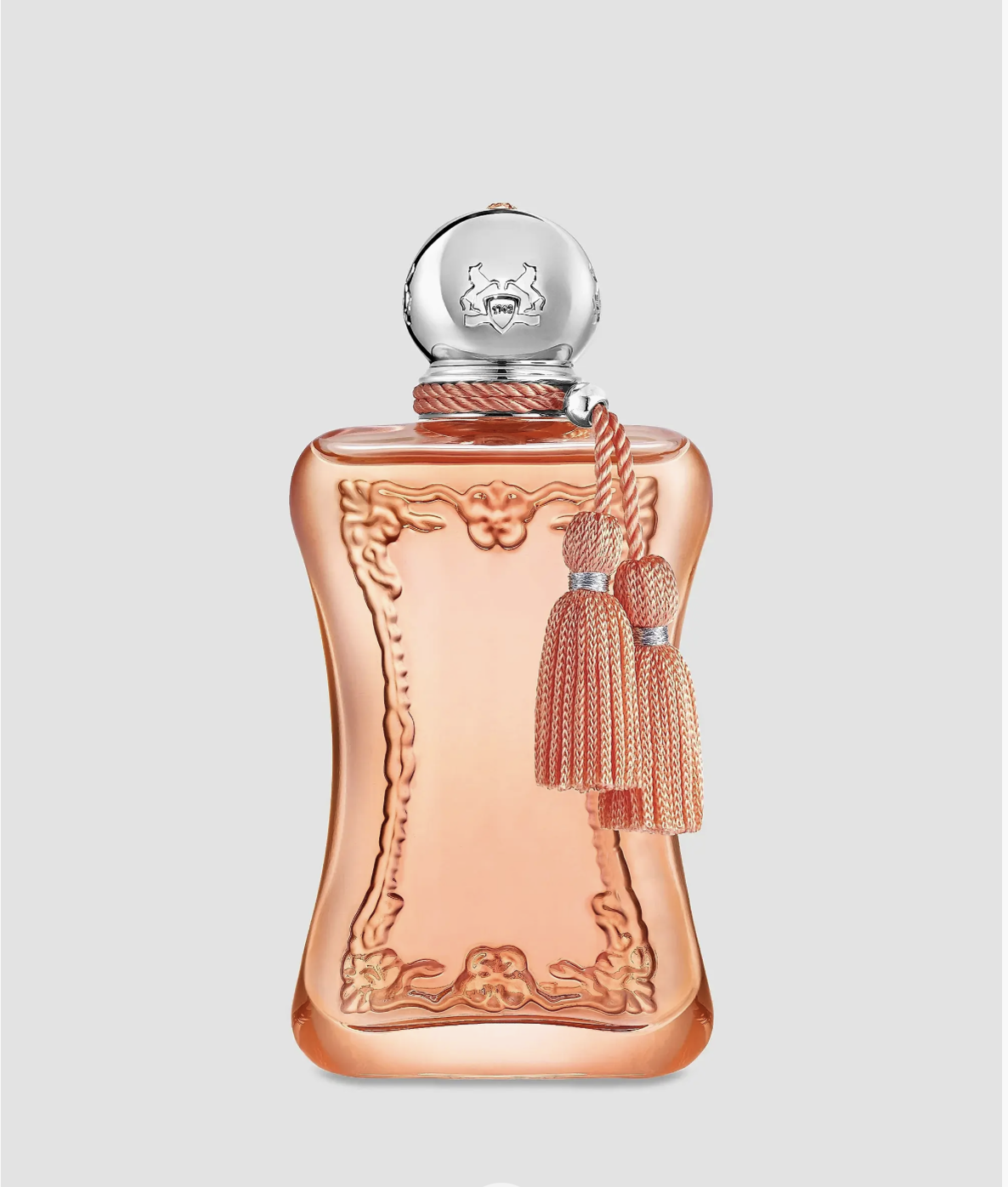 Parfums de Marly Athénaïs Eau de Parfum bottle with cap, cord, and tassels